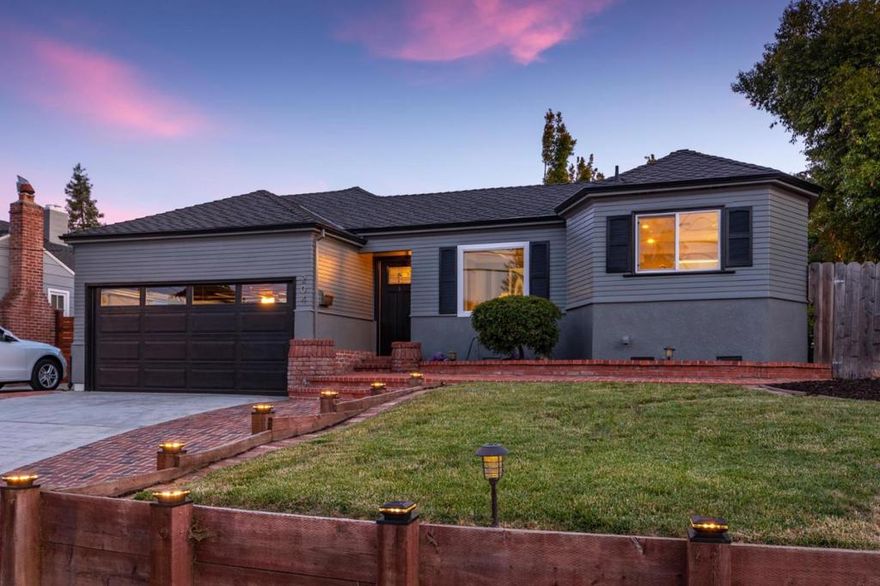 Located in the coveted Mt. Carmel neighborhood, this single-story home has an open-concept living space. The gorgeous, remodeled kitchen looks to the chic dining room with beautiful architectural ceiling detailing, and it features a large island, stainless steel appliances, and plentiful crisp white cabinetry. The spacious living room boasts a vaulted ceiling with two skylights and NanaWall doors to the backyard for seamless indoor/outdoor living. There are three bedrooms including a primary suite with a romantic wood burning fireplace, large walk-in closet, and a primary bathroom. Bonus--the super adaptable loft space could serve as an office, playroom or even a space for guests! The beautiful backyard has lush landscaping and multiple patios, perfect for entertaining.