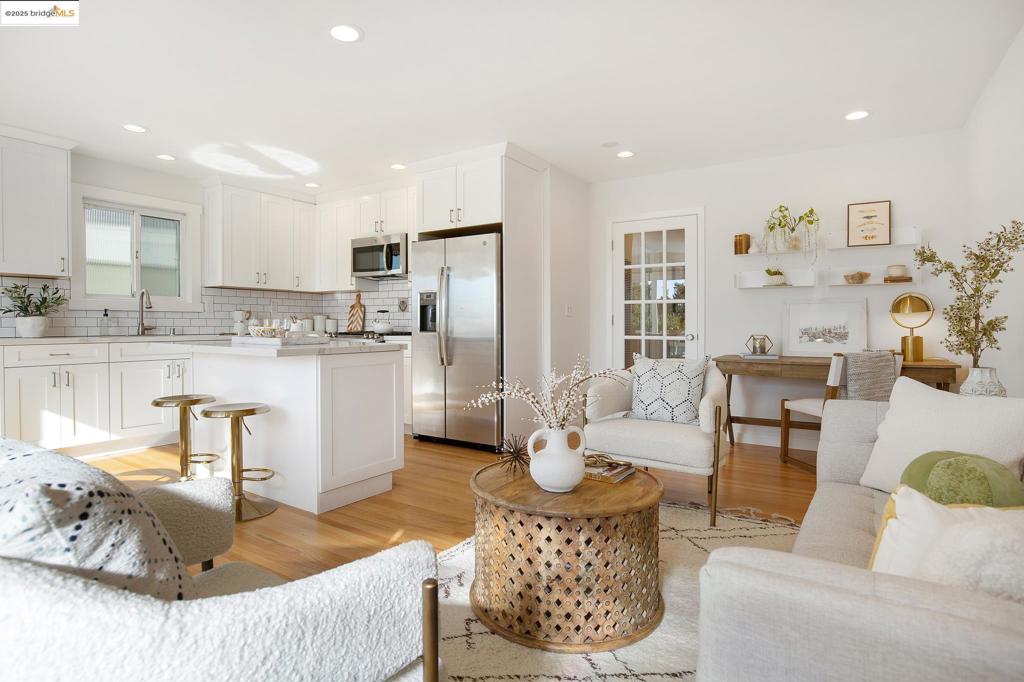 Welcome to 30 Domingo—where modern design meets timeless elegance in the heart of Berkeley’s coveted Claremont neighborhood. This is a rare opportunity to own a beautifully updated two-bedroom, two-bath residence with City and Bay views. Located on the top floor, the layout seamlessly blends a chef’s kitchen — complete with quartz counters, stainless steel appliances, and a sleek island — with dining and living spaces that are flooded with natural light and offer views of San Francisco, Mt. Tam, and the Golden Gate Bridge. Hardwood floors, sleek baths, in-unit laundry, and custom closets combine style and convenience. Set just one block from the iconic Claremont Hotel and Club and the historic Berkeley Tennis Club, you’ll find neighborhood shops, Peet’s Coffee, and Fournée Bakery. 30 Domingo places you at the center of Berkeley’s most desirable lifestyle. Nestled against the scenic Claremont Hills, yet just moments from Rockridge, Elmwood, and the UC Berkeley campus, it offers the perfect balance of tranquility and urban vibrancy. With easy access to BART, the AC Transit Transbay line.