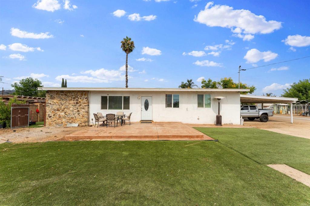 Welcome to this beautifully updated home offering space, comfort, and versatility! This 4-bedroom, 3-bathroom residence spans 1,768 sq. ft. and features modern upgrades throughout. The kitchen and bathrooms have been thoughtfully renovated with stylish finishes, making the home move-in ready. A standout feature is the added primary suite with its own private entrance, perfect for extended family, guests, or rental potential. Sitting on a large lot, the property provides endless possibilities—bring your RV, enjoy the expansive outdoor space, or explore the opportunity to build an ADU for additional income or multigenerational living. Conveniently located near schools, shopping, and freeway access, this Escondido gem combines functionality with future potential.
