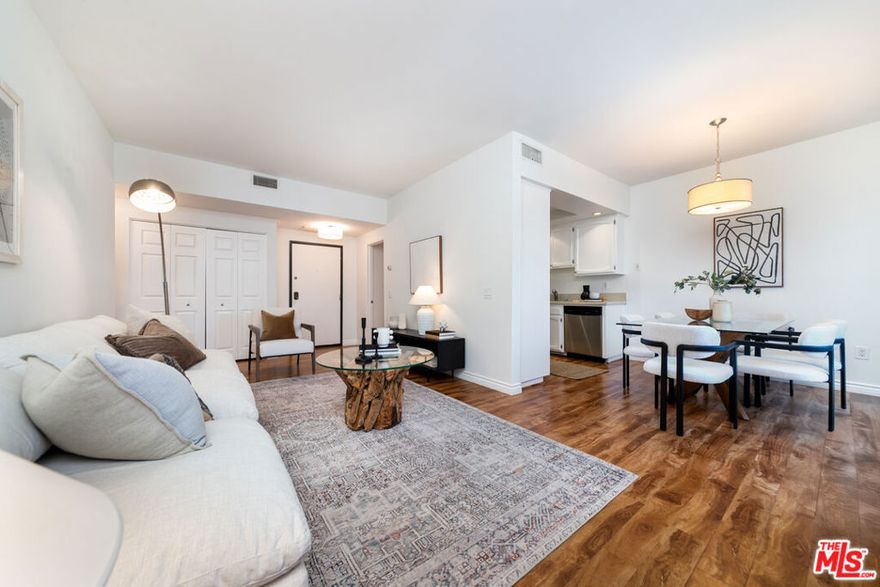Step into modern comfort in the heart of Encino! This bright and airy west facing corner unit sits on the second floor, flooding the space with natural light and offering tranquil views from two private balconies. With a thoughtful dual primary suite layout, each bedroom provides the perfect balance of privacy and comfort. Inside, you'll find sleek upgrades throughout from quartz countertops and recessed lighting to a fully updated kitchen with stainless steel appliances. A full-size washer and dryer add everyday convenience, while the clean contemporary design makes this home truly move-in ready. Life at this community comes with a host of amenities: lounge with neighbors in the beautifully landscaped courtyards, relax by the heated pool and spa, or host friends in the resident lounge. With two assigned tandem parking spaces, guest parking, and elevator access, ease and comfort are built right in. And let's not forget location just one block from Ventura Boulevard's award-winning restaurants, cafes, and shops, you're at the center of Encino's vibrant lifestyle. Don't miss this sun-filled gem where style, convenience, and community come together. Come by and take a look before its gone.