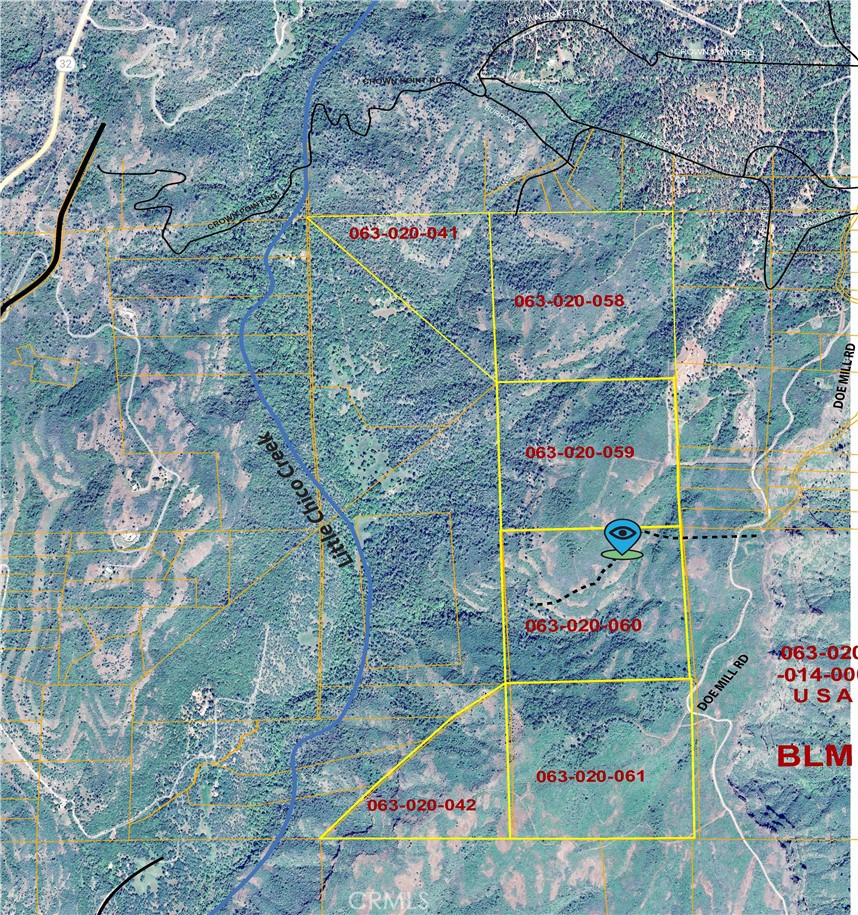Nearly 80 acres of never developed land available for you! Access is available via adjoining parcel. Additional parcels also available up to a total of 800 acres. Contact your agent today for more information.