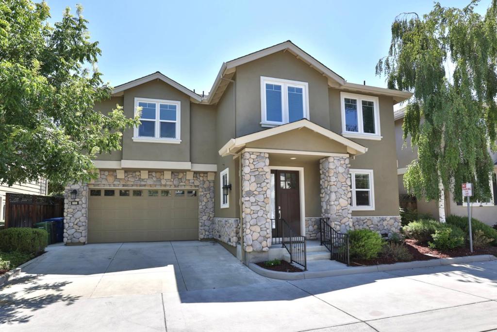 Best location!!! Stunning home in Downtown Campbell. High ceilings and lots of light makes this home bright and cheery. Great room open concept. Very open and inviting. Hardwood floor, crown molding, recessed lighting. Galley kitchen with granite counter top, custom backsplash, stainless appliances and tile floor. 1/2 bath downstairs. 4 spacious bedrooms upstairs and 2 full baths. Luxurious master suite with large bathroom, step-in shower, tub and huge walk-in closet. New carpet, raised panel doors and upstairs laundry room. Exceptional location, walk to Downtown Campbell, farmers market and Pruneyard shopping center. Fabulous restaurants, boutiques, grocery shopping and entertainment. Close to Light Rail, Los Gatos Creek Trail and convenient to Hwy 17. Easy access to the Electric Light Rail.. Must See!!!