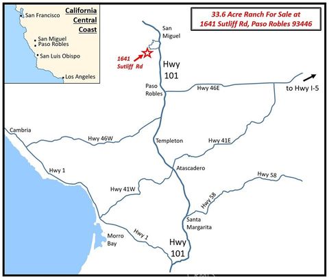 Tiny photo for 1641 Sutliff Road, Paso Robles, CA 93446 (MLS # NS26030854)
