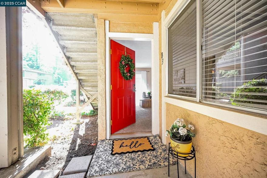 ACCEPTING BACK UP OFFERS ONLY AT THIS TIME. Tired of roommates??? Your own space awaits. Kirkwood Knolls II condo, lower unit with patio and storage, just steps from the #35 parking space. NO WALL HEAT...Central heat and air conditioning.  There is a full kitchen with range and oven, disposal, microwave, dishwasher, new refrigerator and breakfast bar. The complex of 64 units has a pool, tennis, and is well located near Concord Pavilion, shopping, restaurants, Pete’s Coffee, Starbucks, Panera, and Clayton Community Park and Regional Park Trail for outdoor enthusiasts. If getting started in Real Estate might be a good idea, this is a VA approved complex per VA website. Buyer to verify. HOA $470 per month covers water and garbage, HOA amenities and exteriors, grounds, etc. (see disclosures).