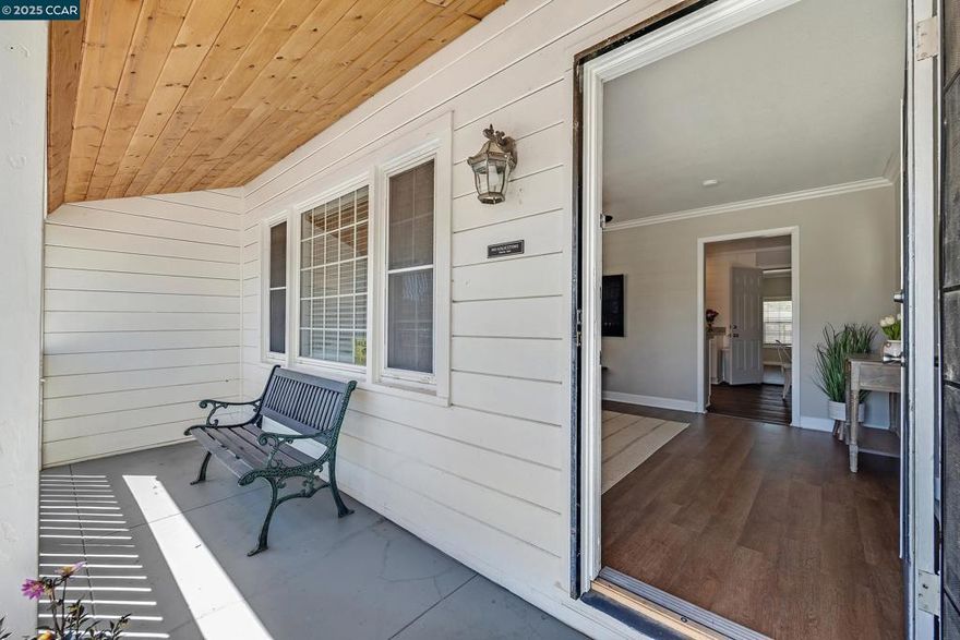 Beautifully Remodeled & Move-In Ready! This home has been completely upgraded with a new kitchen featuring modern cabinetry, stainless steel appliances, and stylish countertops. Enjoy the comfort of a newer roof, electrical and plumbing systems, EV-ready main panel, and new water heater. A permitted second bathroom and added third bedroom provide extra space and flexibility. Stay comfortable year-round with remote-controlled HVAC split units. The primary bedroom opens to the backyard and has plans to convert into a studio rental if desired. Outside, relax under the covered patio, enjoy the spacious yard, and store your tools in the included shed. A perfect blend of style, function, and peace of mind!