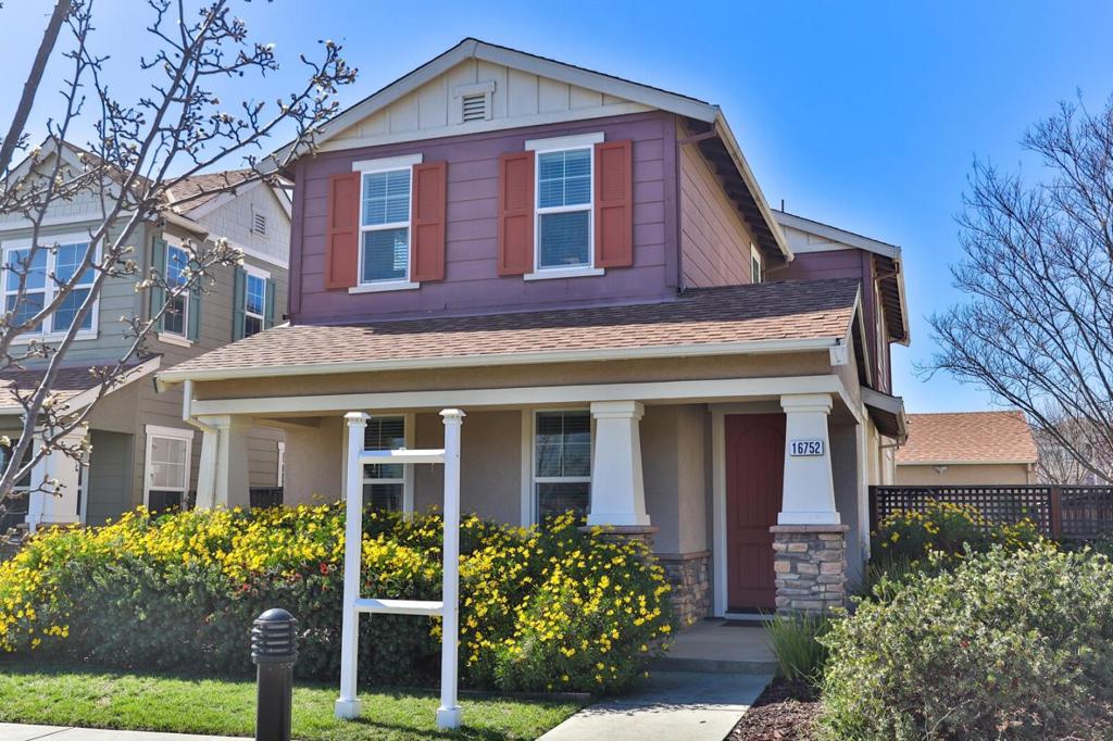 Welcome to your dream home! Stunning 2,180 sqft, 3bed, 3bath home. Luxury & eco-living with fully owned solar panels & Tesla Powerwall 2 batteries **PG&E bills at just $700/year**. The expansive kitchen at the heart of the home features large center island, breakfast bar, sleek stainless steel appliances, walk-in pantry & abundant cabinetry. Seamless flow into the dining & spacious living room, creating an inviting atmosphere bathed in natural light. Spacious downstairs bedroom with a full bath ideal for guests or multi-generational living. Freshly installed carpets enhance homes pristine condition, truly move-in ready. Two private suites upstairs each with it's own luxurious bathroom. The primary suite is a true retreat with a generous walk-in closet, sunken tub, separate shower, & dual sinks for added convenience. Step outside to low-maintenance backyard oasis, featuring a stylish paver patio, a large pergola perfect for outdoor entertaining, a vibrant succulent garden, and premium faux grass. Enjoy breathtaking views of the east Morgan Hill foothills, adding tranquility to your everyday life. Steps from Safeway, Starbucks, Trader Joes, CVS, Walgreens, Home Depot, and Downtown Morgan Hill, with easy Highway 101 access for commuting. Don't miss this modern, energy-efficient gem!