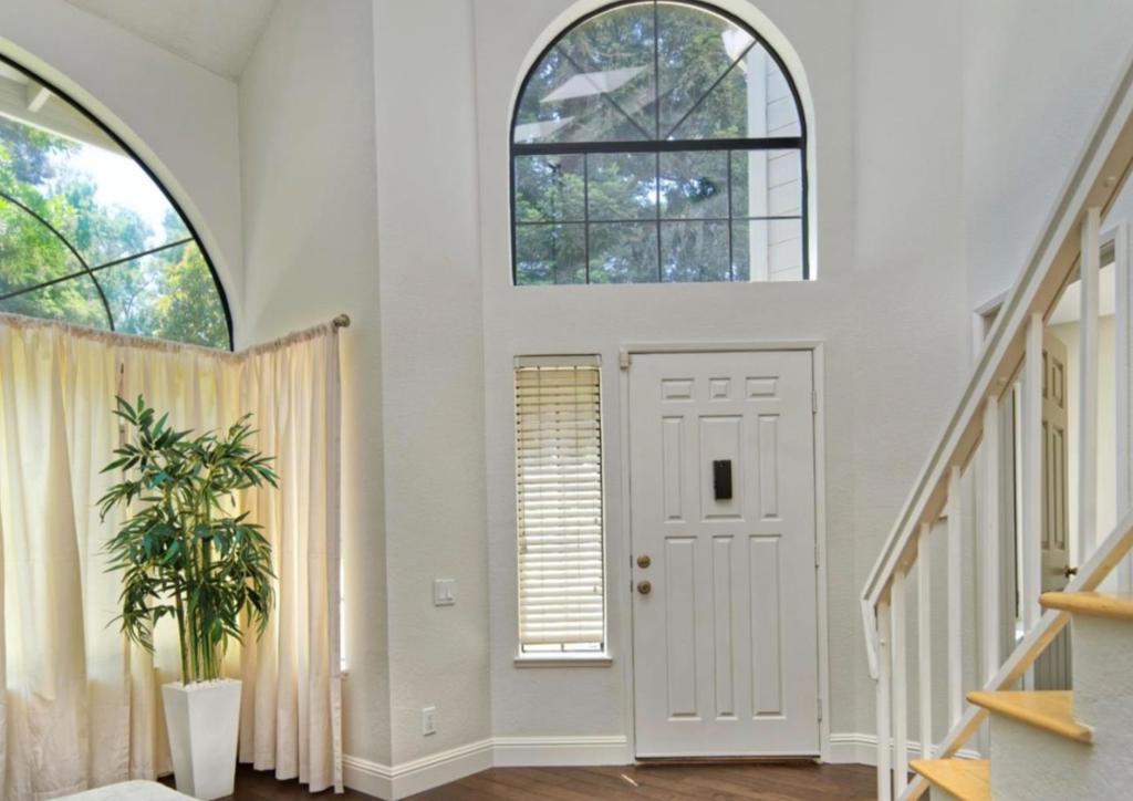 Welcome to this charming 2-bedroom, 2-bathroom home located in the vibrant city of San Jose. Spanning 936 sq ft, this residence offers sustainable materials flooring throughout that combines style with environmental consciousness. The kitchen is fully equipped with modern appliances, including a dishwasher, microwave, oven, and refrigerator, making it perfect for culinary enthusiasts. Cozy up by the fireplace in the inviting living area. For your convenience, a washer and dryer are included, simplifying your laundry routine. Enjoy the comfort of central AC and central forced air gas heating. The property features a two-car garage and is situated within the Evergreen Elementary School District. With a minimum lot size of 754 sq ft, this home offers a delightful blend of comfort and practicality, ideal for anyone looking to settle in San Jose. Don't miss the opportunity to make this your new home!