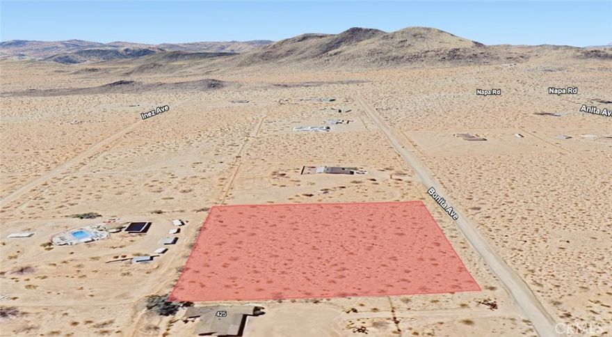 2.28 acres zoned Residential Vacant Land ready for your vision. Land parcel identified by APN:0630-123-06-0000. No situs address assigned by county; address shown is for MLS input only. GPS coordinates: 34.256657, -116.364041. Buyer to verify zoning, permitted uses, and utility availability.