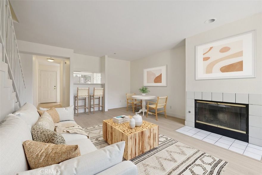 Welcome to beautiful Las Flores Canyon Unit B where the most spectacular private Townhome awaits.  A secluded entry around the back of a 4-unit building with 2 private patios that look out towards the oak trees, mountains and seasonal stream.  As you walk through the door you will see an inviting family room with fireplace a large kitchen with a bathroom and bedroom that completes the first floor.  Up the stairs offer a huge loft-like space that could easily fit everything you need along with a bathroom.  This unit has been renovated to include new flooring, new paint, and new quartz counter tops.  Enjoy the close proximity to everything Malibu has to offer.  Just a 10 minute drive to Pepperdine University, the country mart and so much more. Living next to the mountains with million dollar views and the ocean doesn’t get better than this.