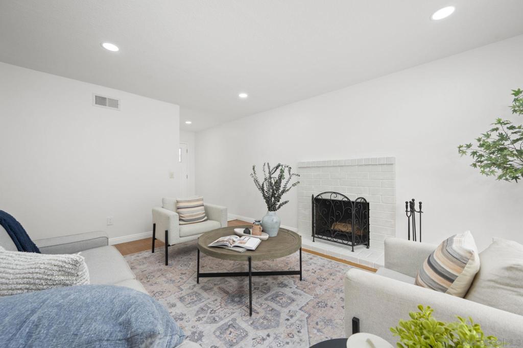 Welcome to this charming 3 bed, 2 bath home in central Mira Mesa. It sits on a 5,500 sq. ft. lot in a quiet, well-kept neighborhood. It features upgraded windows, kitchen, baths, doors, new carpet, recessed lighting, and fresh paint. A short walk to schools, public park, easy access to I-15, and few minutes drive to Qualcomm, UC San Diego, and the beautiful beaches of San Diego. The spacious front and back yard offers room to entertain or expand. No HOA. Information is deemed reliable, but not guaranteed. Buyer and Buyer's agent to verify all prior to close of escrow.