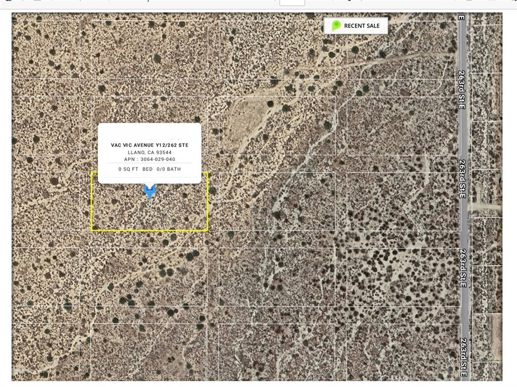 Discover the potential of this spacious 2.5-acre lot in the peaceful outskirts of Lancaster, California. Located in a quiet, open area with beautiful high desert surroundings, this property is perfect for those looking to build, invest, or simply escape the noise of city life.
Whether you’re dreaming of a custom home, a weekend getaway, or a long-term investment, this parcel offers incredible versatility and value.
Highlights Include: Flat, usable land with plenty of room to build. Zoned LCA11, ideal for residential, agricultural, or equestrian use. Stunning desert and mountain views in every direction. Easy access to nearby roads, with shopping, schools, and city conveniences just a short drive away. Peaceful, rural setting with space to breathe and grow. This is your chance to own a piece of California’s high desert, whether you're creating a private retreat or securing land in a growing area.