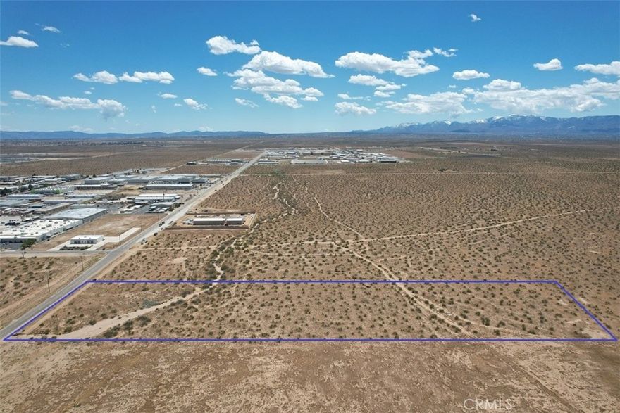 We are proud to present this excellently priced 10-acre commercial property in Adelanto.  Zoned Manufacturing/Industrial this land can be used for multiple business applications.  Power is across the street and sewer is in the roadway. Located half a block from solid development and well established companies this land is in the path of development.  This parcel provides an excellent opportunity to secure a good sized commercial lot for your business or development investment at an exceptionally low cost.  Buyer to conduct their own due diligence with regard to zoning and land use.