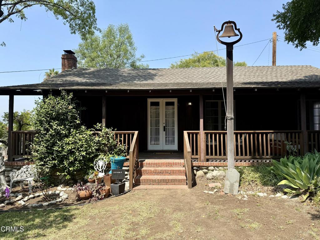 Rare chance to live in an Historic property that is known to be the very first school house in Glendora! The original 1875 building was moved onto the property in the 1920's and was recently painstakingly renovated into a delightful Guest House/Art Studio that offers 2-bedrooms/1-bath, along with all the modern conveniences of today. Relax on the spacious front porch or enjoy the expansive private back yard. Great location, just a few minutes away from the 210 freeway. EV charger available.