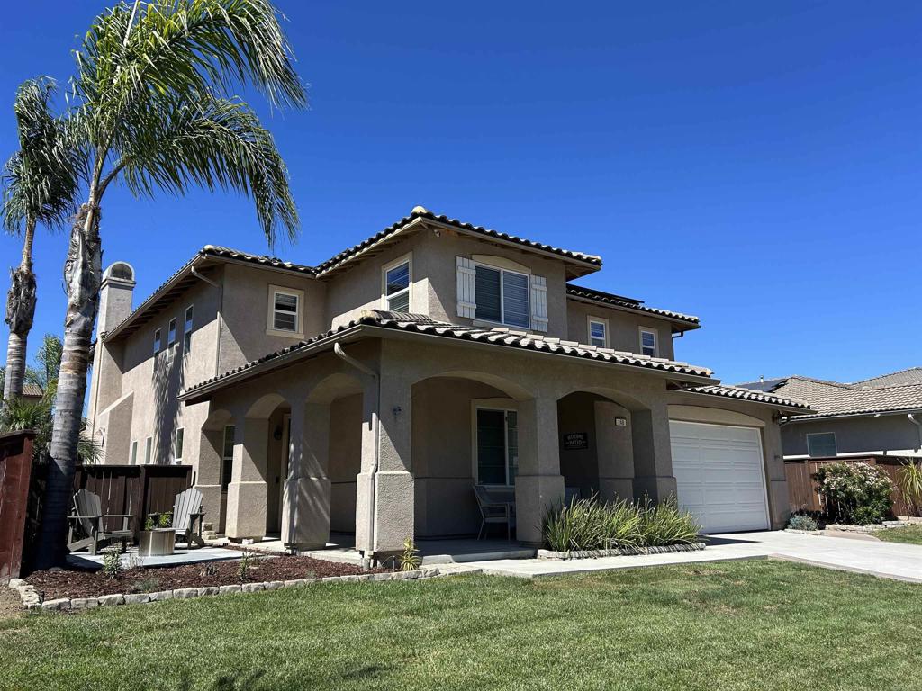 Pool | 5 BR plus Loft | 3 Car garage | Near Discovery/South Lake| Low fees| Tucked away on a rare double cul-de-sac street, this beautifully appointed 5-bedroom home offers the perfect blend of comfort, style, and location. With one bedroom conveniently located downstairs, each room is generously sized to suit a variety of lifestyles—from multi-generational living to remote work flexibility. The heart of the home features a highly upgraded kitchen with sleek Quartz countertops, newer appliances and neutral flooring that flows throughout. Upstairs, a versatile loft includes a dedicated desk area—ideal for laptops, study sessions, or creative projects. Retreat to the luxurious primary suite, complete with an upgraded bathroom designed for relaxation and rejuvenation. Thoughtful finishes and modern touches elevate the space into a private sanctuary. Step outside to your own backyard oasis, where a sparkling pool and spa await. Unwind by the fire pit or catch the game on the outdoor TV—perfect for entertaining or relaxing after a swim. Energy-efficient features include fully purchased solar, a whole house fan, and a water softener system. Additional highlights include a spacious 3-car garage and proximity to top local amenities and highly rated schools. Located near CSUSM, Kaiser Hospital, Discovery Lake, and South Lake, this home offers access to miles of scenic hiking, biking, and walking trails. Whether you're hosting, relaxing, or exploring the vibrant San Marcos community, this home delivers the lifestyle you've been searching for.