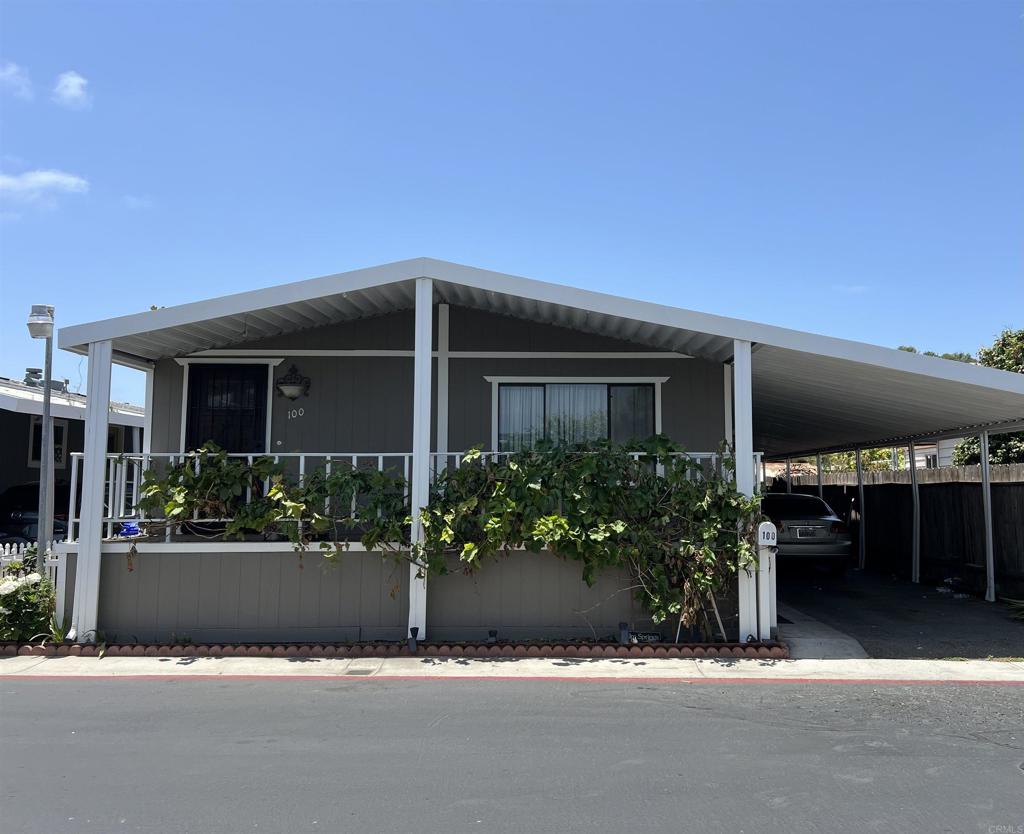 Priced to Sell! Family Friendly Park!! Low space rent on rent control!Welcome to 100 Elmwood Lane in Oceanside CA. This Spacious mobile home features high ceilings, open floor-plan, spacious kitchen, 2 bedrooms, 2 full bathrooms and a bonus room! New exterior and interior paint, spacious shed and a 3 car carport. Great location close to shopping dining, schools and freeway access. Not to mention only 10 minutes from Carlsbad Village! This home is a great starter home for someone who wants to live in a great location at an affordable price!