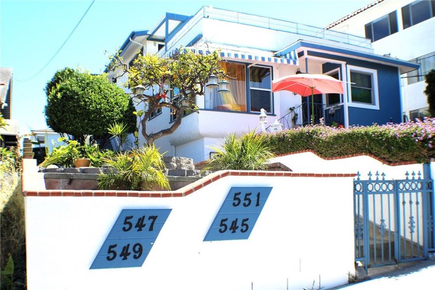 Fantastic investment opportunity in the heart of historic Point Fermin! This charming four-plex is ideally situated on a quiet, tree-lined residential street just moments from schools, shopping, dining, and major transportation routes. Point Fermin is one of San Pedro’s most desirable neighborhoods, known for its coastal beauty, community feel, and proximity to parks and the Cabrillo beach waterfront. The property is fully occupied, offering strong income flow and low-maintenance. Two one bedroom, one bath. One two bedroom, one bath and one two bedroom, two bathrooms. All in good shape with current monthly income at $8,265. Improvements since 2000 - new sewer line and exterior paining, new permanent wood pergola on deck, new water wise landscaping. All units have hardwood floors. Each unit features convenient in-unit laundry hook-ups, and there are four parking spaces located at the rear of the property. Whether you're a seasoned investor or looking to start your portfolio in a thriving coastal community, this is a must-see!