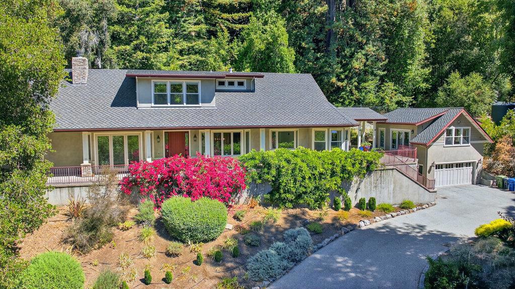 Are you tired of Silicon Valley crowds and stress? Are you longing for a quiet mountain retreat only 40 minutes from Google HQ and the heart of Silicon Valley? Then this property is the answer to your dreams. This charming home, newly built in 2008 with lots of love and attention to detail, sits at the base of 13+ acres of woods with a piece of Santa Cruz history. The old Glenwood Stage Coach road runs through the property providing access to your own hiking and biking trails. The kitchen is center stage for gourmet cooking, entertaining and baking. From the primary bedroom, you'll have a sense you are perched in a beautiful tree house. Bring you creativity and make this beautiful property your own. Nav systems do not have correct directions. Take Highway 17 north or south to Granite Creek exit. Right on Scotts Valley Dr/left on Glenwood Drive.