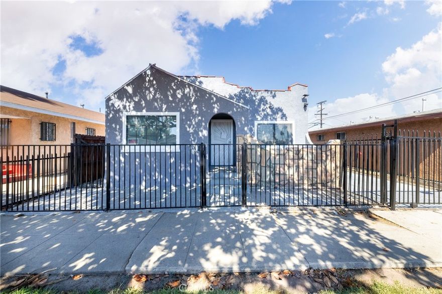 Welcome to 719 W. Century Blvd, a beautifully remodeled 2-bedroom, 1-bath home in the heart of Los Angeles, just minutes from LAX, SoFi Stadium, and Hollywood Park Casino. No expense was spared in transforming this home—everything is brand new, including the roof, plumbing, HVAC system, windows, and recessed lighting. Step inside to find a bright and modern living space with fresh interior and exterior paint, stylish new laminate flooring, and a stunning kitchen featuring granite countertops and a custom tile backsplash. The bathroom has also been fully updated with modern finishes. Outside, the home is equally impressive with a freshly poured concrete driveway, secure front gate with a sliding/roll gate for added privacy, and new fencing in the backyard. The detached garage offers excellent potential as an ADU for additional income or personal use. With its move-in-ready condition and unbeatable location near major LA attractions and travel hubs, this home offers both comfort and convenience in one perfect package.