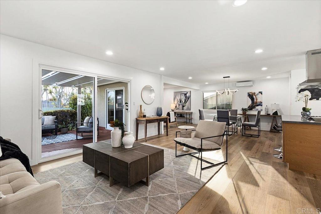 Move in Ready, fully remodeled, single story 4 bedroom including the bonus room, located in the Mount Streets neighborhood of Clairemont. Offering exceptional curb appeal and a beautifully maintained front landscape, this home welcomes you with warmth and style. Thoughtfully designed open floor plan layout offers a spacious living room, a cozy dining area, and a functional light-filled kitchen, perfect for both everyday living and entertaining. Additional bonus room (4th bedroom) created through a clever garage conversion (could be easily converted back to a garage), however offers flexible space ideal for home office, guest room or creative studio. All new kitchen appliances. Cozy fire place enhances the family room area, creating the perfect gathering spot or relaxing evenings. Additional features include 180 sf storage and backyard patio for entertaining and enjoying your morning coffee. One car garage space, private drive ways, and plenty of street parking. Located in a peaceful, established neighborhood, this property offers the best of both worlds—suburban tranquility with easy access to San Diego’s vibrant city life. Minutes to parks, hiking trails, schools, shopping, dining, airport, and freeways, making everyday living as convenient as it is enjoyable. Don’t miss this rare opportunity to own a beautiful home in one of Clairemont’s most desirable communities. Schedule your private showing today and start envisioning your future in this exceptional home!