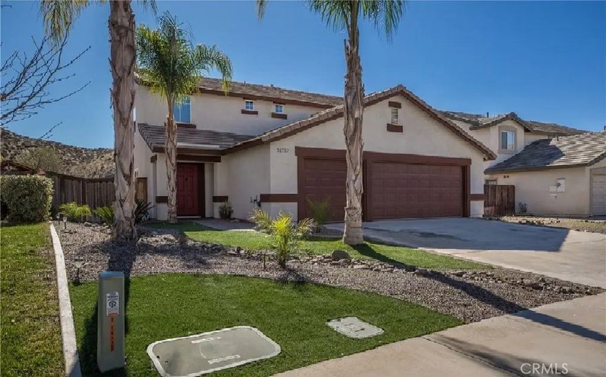 Beautiful 2-Story Home in Lake Elsinore!



Welcome to this stunning 3 bedroom, 2.5 bath home offering 1,780 sq. ft. of living space in a peaceful Lake Elsinore neighborhood. Palm trees in the front yard set the tone for a serene, resort-like feel before you even step inside.



The spacious living room is filled with natural light and features wood flooring throughout, creating a warm and inviting atmosphere. The open-concept kitchen includes a large island with elegant pendant lighting, perfect for entertaining or enjoying your morning coffee. A cozy dining area sits adjacent, ideal for family meals and gatherings.



Upstairs, the private primary suite boasts a dual vanity bathroom, while two additional bedrooms provide flexibility for family, guests, or a home office. The large, fenced backyard is perfect for BBQs, gardening, or relaxing outdoors.



Additional highlights include an upstairs laundry room with washer/dryer hookups, and an attached 3-car garage with plenty of parking and storage space.



Conveniently located near shopping, dining, excellent schools, and just minutes from parks, hiking trails, and Lake Elsinore itself.



Don’t miss your chance to make this beautiful property your new home—schedule your showing today!