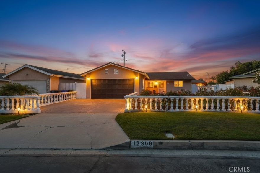 First time on the market in over 35 years! This beautifully refreshed single-story home offers 3 bedrooms, 2 bathrooms, and 1,207 sq. ft. of inviting living space. The spacious living room is bright and welcoming, anchored by a cozy fireplace and complemented by central AC for year-round comfort. Sliding glass doors open directly to the backyard, creating a seamless flow between indoor and outdoor spaces.



The kitchen combines style and function with rich cabinetry, sleek counters, a modern tile backsplash, and a built-in oven—all designed to make cooking and hosting effortless. Each bedroom is spacious and versatile, while the bathrooms feature clean, modern finishes that blend style and convenience.



The exterior makes a lasting impression with a decorative concrete balustrade fence that frames the front yard with timeless elegance and curb appeal. A two-car garage offers secure parking and additional storage, while the 5,040 sq. ft. lot provides a spacious backyard with plenty of room for gatherings, gardening, or creating your own outdoor retreat.



With a fresh coat of paint inside and out, along with thoughtful improvements throughout, this home blends comfort, functionality, and charm in a location close to schools, parks, and shopping. It’s ready for its next chapter—and for you to make it your own.