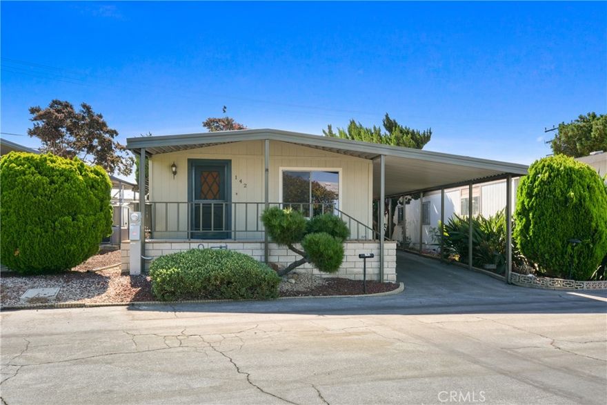 Welcome to The Fountains – A Prestigious 5-Star 55+ Community in La Verne!



This charming and spacious 2-bedroom, 2-bathroom double wide home is move-in ready and waiting for its next owner!



Freshly painted inside and out, this home shines with a bright living room and an inviting dining area complete with a built-in china cabinet. The kitchen is thoughtfully designed with a porcelain sink, gas cooktop, oven, and a convenient breakfast bar—perfect for everyday dining. A separate laundry room includes a washer and dryer with direct access to the carport.



Recent improvements include a metal roof with fresh acrylic coating for long-lasting protection, plus professionally cleaned carpets and vinyl flooring, making this home feel fresh and well cared for.



The primary suite offers a relaxing soaking tub, while the second bedroom is located near the hall bath for added convenience. Parking is effortless with a driveway that accommodates up to three cars. The low-maintenance yard provides space for gardening and a patio, while the welcoming front porch showcases stunning San Gabriel Mountain views.



Life at The Fountains means more than just a home—it’s a lifestyle! Residents enjoy a pool, spa, gym, shuffleboard, and a multipurpose room that hosts social gatherings throughout the year.



** Details You’ll Love:



Laundry room with washer & dryer included.



Easy-maintenance yard & patio space.



Front porch with San Gabriel Mountain views.



Covered parking for up to 3 cars.



Home is on Local property tax .



Space rent: $1,520/month (buyer must qualify with income 3x space rent)

** Bonus: Take a virtual walk-through!

(Click on the 360° tour under the map to explore this beautiful home online.)



Don’t miss this opportunity to retire in style at The Fountains—schedule your private showing today!