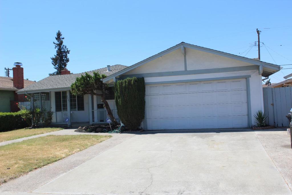 Great location for this beautiful, charming home with design and function in mind. Great floor plan with wood floors throughout most of the home. Freshly painted with some updating. Large back yard that is fenced and has a covered patio with mature fruit trees. A must see.