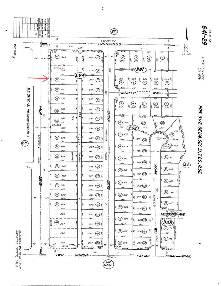 Exceptional opportunity to acquire a total of eight (8) vacant land parcels sold together. Total square feet is 64,353. This combined offering provides versatility for future development, investment, or long-term holding.APNs included:641-294-038641-294-036641-294-037641-294-035641-294-032641-294-031641-294-030693-311-003The property is located just south of 13570 Palm, in proximity to retail stores and high-traffic corridors, offering strong potential for commercial or mixed-use development. Multiple adjoining parcels (plus one additional parcel) create expanded frontage and unique scale for a variety of permitted uses.Buyers are advised to verify zoning, permitted uses, utilities, boundaries, and all development requirements with the appropriate agencies.