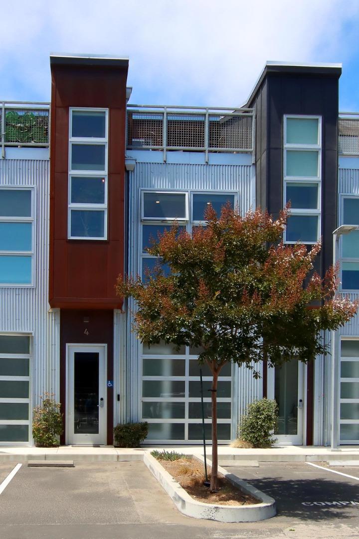 Live / Work / Play on the lower Westside of Santa Cruz! Work from home in this modern three story condo. Close to the ocean, westside shops and restaurants. Easy access to UCSC and downtown. First floor work area includes shop space and office space as well as storage and a full bath. Second floor living space includes an open kitchen/dining/living area, half bath and washer/dryer and access to a community courtyard. Third floor has the primary bedroom, walk-in closet, and a full bath as well as a private deck.
