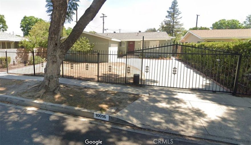 North Hills West!! Location location,MOVE-IN READY, UPGRADE  3+2 HOUSE , large 8399 sq ft lot, huge sparkling pool, central A/C, upgraded bathrooms from top to bottom, wall to wall  tiled, elegant wood vanities w/quartz counter tops & double sinks, 3/4 " glass shower doors, rainfall cascade 10" high pressure rainfall shower heads, wall mount shower faucet with handheld spray.THIS IS NOT A FLIPPED.

Expanded large remodeled kitchen with beautiful quartz counter tops,new wood cabinets with soft close hardware,custom made bay window, Kraus double sink,new modern faucet,breakfast bar with quartz top, stainless steel wall-mounted range hood, A/C with Nest thermostat ensures comfortable temperatures year-round. The home features a giant sparkling in-ground pool with child proof fence, Outdoors gas BBQ island w seating for 10 people.Cover patio, new hardwood floors(not laminated), recessed lights,smooth ceilings.Rheem  natural gas thankless water heater. Secured access with sliding gate opener system with remote control. New roof, new cooper pipes, 2 washer  & dryer hook ups, in the garage and kitchen. The property also features mature  fruits bearing trees, including tangerines,plums,orange & papayas. 

This home offer style and functionality, with the potential to expand your living space ,ready to build the attached garage into an ADU. Make this home your own and enjoy the perfect blend of comfort, convenience, and luxury in a quiet area of North Hills West. This home is ideally situated near schools, shopping, parks, dining and easy access to many freeways. Do not wait!!