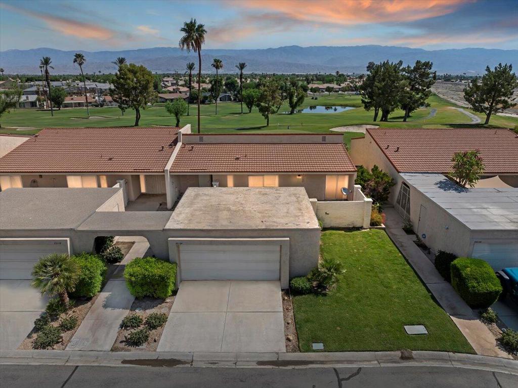 Discover the perfect opportunity to personalize your dream home on a golf course property. Nestled in the serene community of Westward Isle in La Quinta, this two-bedroom condo offers breathtaking views of the first and ninth fairways of the Big Rock Golf Club at Indian Springs. Enjoy the convenience of being close to major shopping destinations, exquisite restaurants, and top-rated schools. Additionally, you're just minutes away from the Indian Wells Tennis Gardens, Acrisure Sports Arena, and the renowned Coachella Music and Arts Festival.The thoughtfully designed floor plan includes two bedrooms, two bathrooms, a private enclosed courtyard, and an oversized two-car garage. Priced well below recent sales, this property invites you to unleash your creativity and transform it into your desert gem. With low-cost electricity provided by the Imperial Irrigation District and affordable HOA fees, this property is an exceptional bargain.