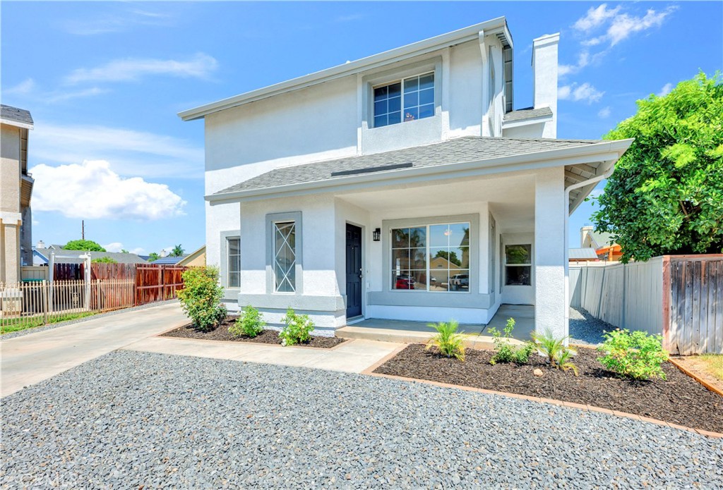 This refreshed 4-bedroom, 3-bath home offers space, style, and comfort in a quiet Hemet neighborhood. Step into a bright and airy layout featuring new LVP flooring, fresh interior and exterior paint, new carpet, and updated lighting throughout. The spacious living room welcomes you with a cozy fireplace, perfect for relaxing evenings or hosting friends and family. The kitchen is clean, white, and full of natural light—ideal for daily living or entertaining. Outside, enjoy charming curb appeal with beautiful brickwork, a new front door, and a generous yard with room to create your outdoor oasis. The detached garage offers flexible space for parking, storage, or projects. With 4 bedrooms, 3 bathrooms, and thoughtful upgrades throughout, this home is move-in ready and perfect for families, first-time buyers, or investors alike.