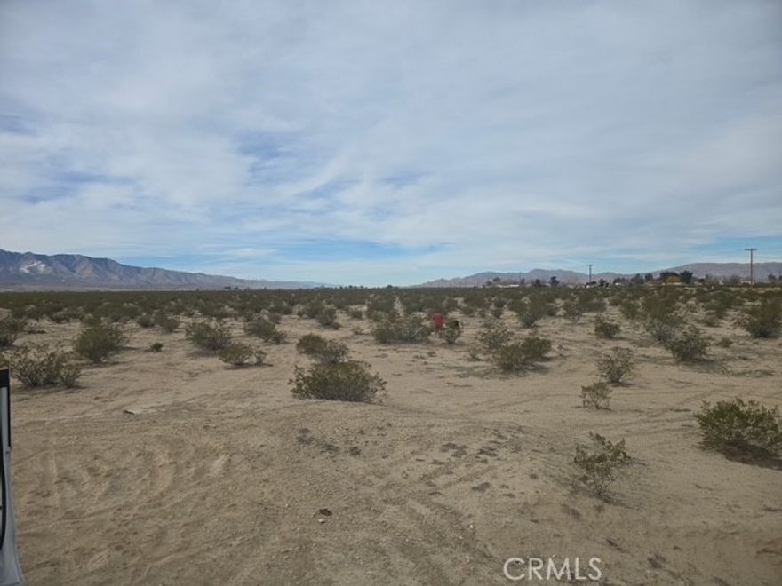 155 Acres Near Johnson Valley OHV-Prime Opportunity for Recreation or Investment-
Discover an incredible opportunity in the heart of the Southern California Mojave Desert, located just minutes from the world-famous Johnson Valley OHV area. Home to the legendary off-road events and thriving recreation community where King of the Hammers begins in January. This expansive  155-acre parcel offers wide open desert terrain with endless potential for an investor, developer, or visionary looking to cater to the booming off road and over landing market. The property is ideally suited for uses such as a private OHV campground, off road staging area, glamping, dry camping destination, event space or long-term land hold and a highly sought after recreation corridor. Surrounded by breathtaking desert landscapes open skies and panoramic views the land offers the privacy and freedom that desert enthusiasts crave while remaining within reach of Southern California off Road hubs. Creating a strong demand for nearby services camping options and recreational infrastructure. Whether you're looking to develop a unique desert destination, expand recreational offerings for the off-road community, or secure a sizable investment property in a growing area this rare 155- acre offering presents a remarkable opportunity with room to dream big. Buyer to verify zoning, land use utilities and development potential. The skies the limit, if you build it... They will come.