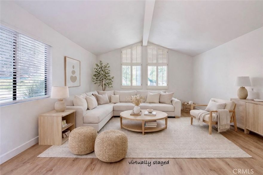 This beautifully updated ground-level 3-bedroom, 2-bathroom unit is the perfect blend of style and convenience. Step into a bright, open floor plan where the living room, dining area, and modern kitchen flow seamlessly together. The kitchen is a standout, featuring recessed lighting, a stainless steel range hood, refrigerator, dishwasher, and a sleek modern sink basin—all designed to make cooking a pleasure.

The home boasts vaulted ceilings and earth-tone laminate flooring that enhance its light, airy vibe, while the updated bathrooms add a touch of contemporary elegance. The spacious primary suite offers abundant closet space, providing comfort and functionality in equal measure.

Community perks include two assigned covered parking spaces, additional storage, and a separate laundry room for added convenience. The property is part of a well-maintained, cozy community that ensures a welcoming and pleasant lifestyle.

Nestled in a highly sought-after central Pasadena neighborhood, this unit is just moments away from Caltech, Pasadena City College, and the vibrant dining, shopping, and entertainment scene of Old Town Pasadena. With easy access to the freeway and metro station, commuting is a breeze.

This rental is available now, and the landlord is seeking long-term tenants with good credit (700). Non-smokers only. Tenants are also required to carry renter’s insurance. Please note, photos (number 1, 3, 5, 8, 11, 13, 15, and 19) are virtually staged.

Don't miss out on this fantastic opportunity to live in one of Pasadena's most desirable locations! To apply via RENTSPREE https://apply.link/-MR0AEA