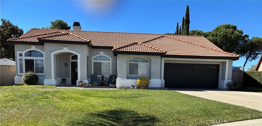5262 Spring View Drive • 4 Bedrooms • 2 Full Baths • $549,950
Welcome to Snow Creek — where charm meets convenience!
Nestled in the desirable Snow Creek community, this beautifully maintained home offers a low tax rate and no HOA fees, making it an ideal retreat from city living. With 1,576 sq ft of thoughtfully designed living space, this 4-bedroom, 2-bath residence is move-in ready and shines with pride of ownership.  Step inside to find engineered hardwood floors throughout, ceiling fans in every room, and white faux-wood blinds for a touch of elegance and privacy. The dual-sided fireplace adds cozy ambiance to both the living/dining area and the family room. The dream kitchen features solid cherry cabinetry, pull-out drawers, granite countertops, and cabinet-front facades on the built-in refrigerator, dishwasher, and trash compactor. A chef’s delight, perfect for entertaining! Bathrooms and hallway also showcase custom cherry cabinetry with granite tops. Enjoy relaxing in the easy-care backyard garden with its tranquil pond, fountain, waterfall, and custom pergola. The full-length Alumawood patio cover, vinyl fencing, and a Tuff-Shed (painted to match the home) complete the outdoor setting. Additional features include: Exterior painted April 2023; Whole-house fan (installed 2025); Ceiling fans in every room; Owned and paid-off solar panels; No HOA and No Mello-Roos.  Located on a quiet cul-de-sac close to shopping, dining, and easy freeway access, this Snow Creek gem truly has it all — comfort, efficiency, and value. 4th bedroom not included in the square footage.