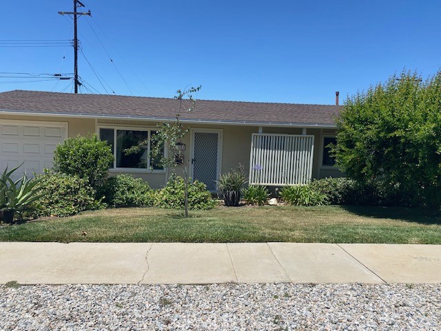 Do you want to live in a quiet 55+ community? Yucaipa Sun Park I is the place to be. This 2 bedroom 2 bath home is just for you. Plenty of yard to have a garden, area to relax in the back yard and enjoy the community that has a pool, club house and much more. Neighborhood has sidewalks curbs, gutters, street lights and not far from downtown activities. The home gives you laundry room, enclosed patio with upgraded windows and the garage has finished walls. Carpet and tile through out the home. Freshly painted interior. The community provides many actives for residents with only $108/mo HOA.