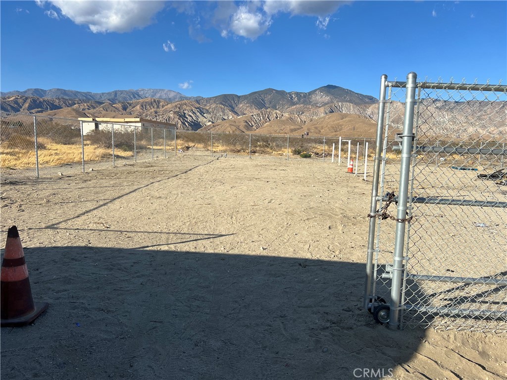 Surveyed and fenced! This is one of the nicer lots. Easy access to 10 freeway. Close to Morongo Casino Resort & Spa, Desert Hills Premium Outlets, and Palm Springs. This area is growing fast.