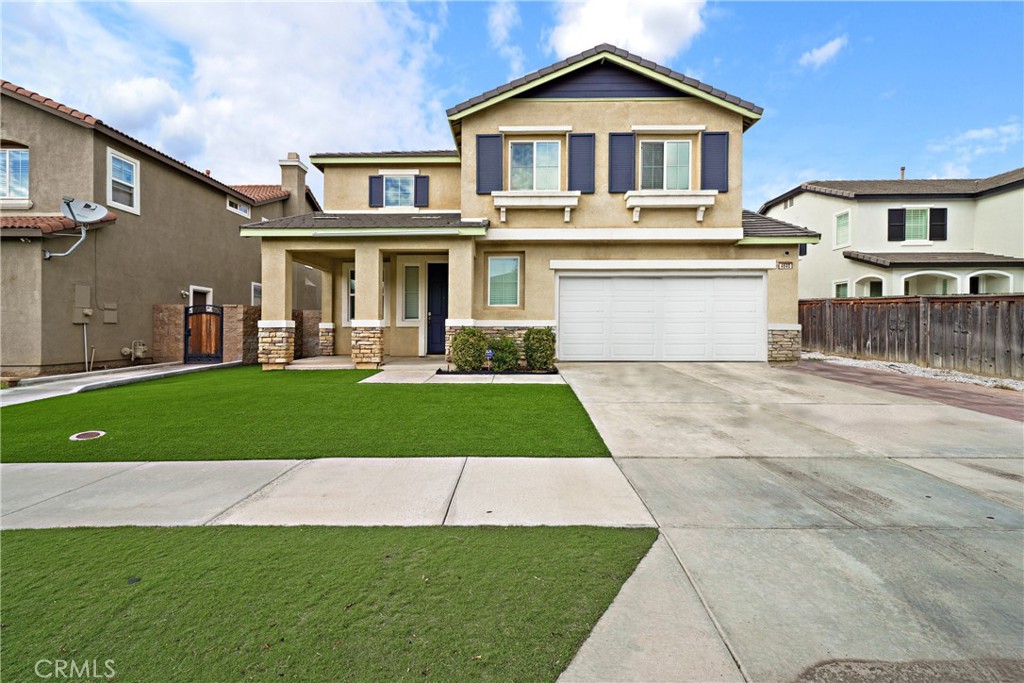 MAKE THE DREAM A REALITY!
This beautifully maintained, turn-key home is your opportunity to own a stunning property in a well-established West Hemet community with lower taxes. Offering nearly 2,700 sq. ft. of thoughtfully designed living space, this 4-bedroom, 3-bathroom home with a 2-car garage is perfect for growing or large families.
From the moment you arrive, you'll be impressed by the home's beautiful curb appeal. The front yard features water-conserving artificial turf, a widened driveway, and well-manicured landscaping—creating a welcoming and low-maintenance first impression.
Step inside to discover a versatile and functional floor plan, with durable vinyl plank and tile flooring throughout the main level—combining style, comfort, and easy maintenance. The home features formal living and dining rooms, a spacious family room, and an expansive upstairs bonus/flex room, ideal for a home office, game room, media space, or whatever your needs are.
The open-concept kitchen is equipped with a large granite island, ample counter space, white cabinetry, and stainless-steel appliances—perfect for entertaining or everyday living.
The oversized primary suite is filled with natural light and includes a walk-in closet and a luxurious en-suite bath with a soaking tub, separate walk-in shower, and dual vanities. Secondary bedrooms are spacious and offer plenty of closet space to meet your storage needs.
GATHERINGS AWAIT!
The backyard is designed for entertaining, featuring low-maintenance concrete hardscape and plenty of room to add your personal touch. Whether you envision summer BBQs or quiet evenings under the stars, this space is ready to bring your outdoor living dreams to life.
Conveniently located near schools, local parks, shopping centers, and popular dining spots—with easy access to Temecula wine country, nearby lakes, and recreational areas.
Don’t miss your chance to call this exceptional home yours—schedule your private tour today!
Professional pictures coming soon!