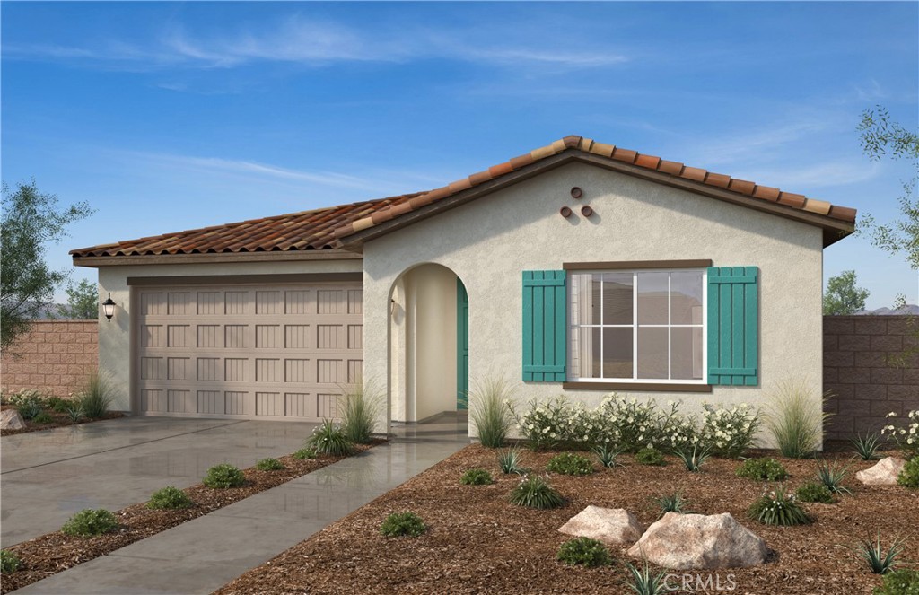 Brand New. Almost ready. 3 Bedrooms, 2 Baths. Single story. Kitchen island to a open floor plan. All whirlpool appliances. Upgraded flooring, counter and more...Good size yard. This all-electric home is ENERGY STAR® rated to save substantial money on utility bills. Within walking distance of community sports park. Ten-year limited warranty. Quick 15 freeway access just minutes away from Corona and Murrieta. Photo is a rendering of the model. Buyer can either lease or purchase the Solar.