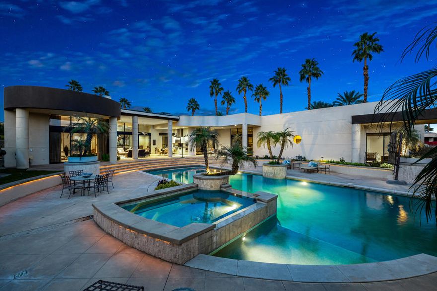 23 stephen Terrace is an elegant estate that offers the perfect blend of luxury and privacy, set against the backdrop of breathtaking panoramic south mountain views.  This residence is a testament to refined living, nestled on a generous 21,780 square foot lot. The resort like pool area is a private retreat, designed for both relaxation and entertaining.  It includes a fully equipped outdoor kitchen and adjacent living room with fireplace, making this perfect place for alfresco dining and gatherings under the stars.  The property also features an owned solar system located on its new roof, enhancing its energy efficiency and sustainability.  The private poolside casita offers additional space for guests or a private office, enhancing the versatility of this remarkable property.