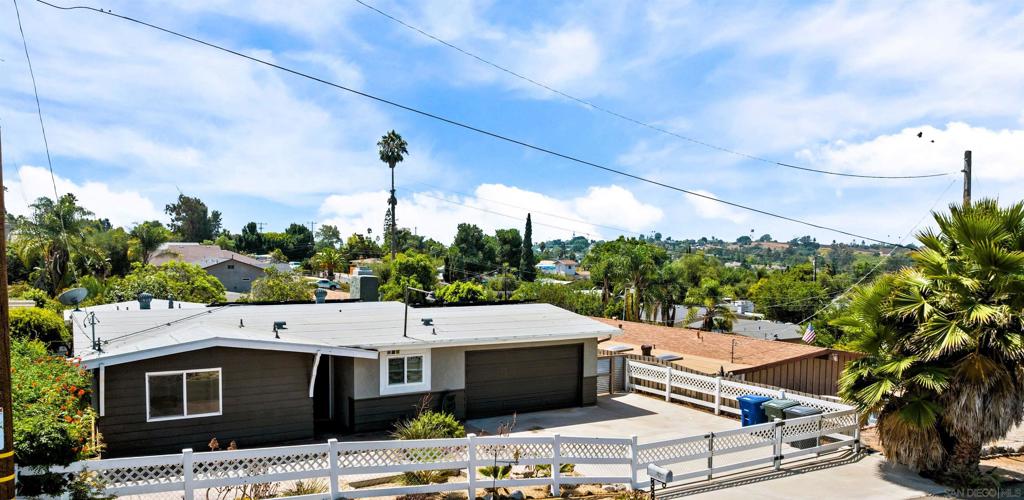 CHARMING Fallbrook paradise! Located on a paved cul-de-sac sits this fully fenced and gated classic Fallbrook home. Enjoy wonderful sweeping views of the De Luz mountains from your relaxing backyard deck. Incredible open floorplan allows you to close off the hallway, perfect for working from home or for separating guests. Feels much larger than its square footage. Deck has room for additional storage underneath. Multiple outdoor areas for relaxing and enjoying the breezes in this ideal location, PAID SOLAR completes this great package. Well located close to town and all Fallbrook has to offer. Don't miss out on one of North County's best kept secrets !