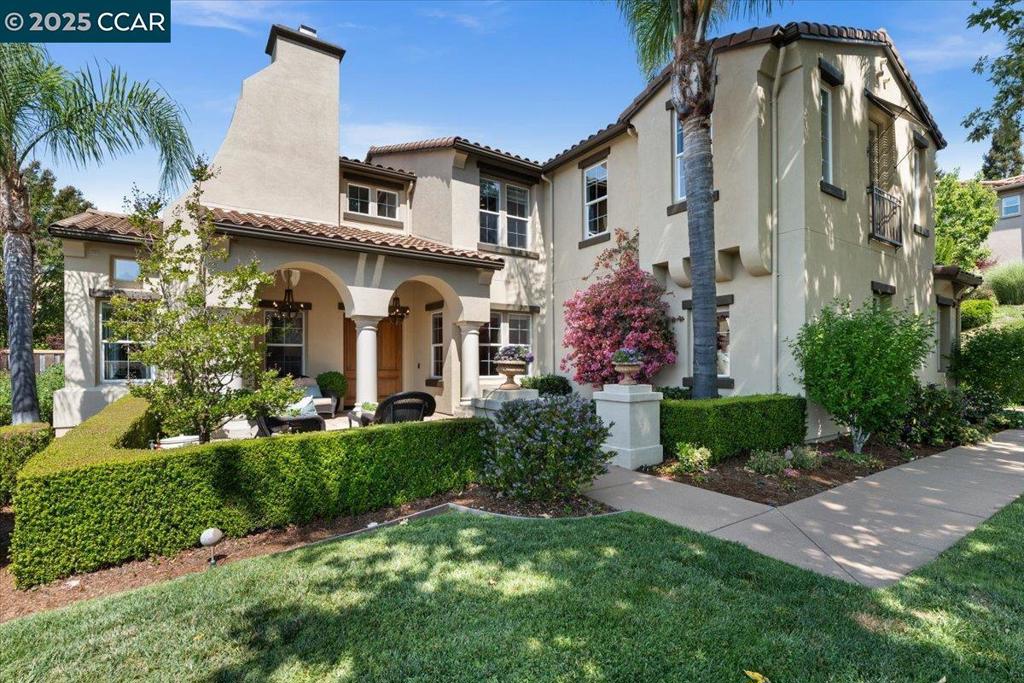 Seller moving out of state offering this picture-perfect beautiful home. 5 bedrooms, 4.5 baths home will meet your every need. Outdoor cooking & entertainment areas plus sparkling custom pool/spa. Ultra private lot, perfect for relaxing by the firepit or entertaining friends & family. Beautifully appointed open & flowing floor plan with custom hardwood & marble flooring. Breathtaking remodeled kitchen with marble & porcelain finishes, Wolf & SubZero appliances & adjoining family room with open access to the incredible backyard. Everything done to perfection! Large dining room also opens to the backyard. Family room with a media center & a 7 station built-in Sonos sound system. Custom designed staircase leads to a large primary suite with a sunny, open feel & private views, soaking tub plus elegant walk-in closet. Home backs to open area and walking trails to Mt Diablo. Security camera at main street entrance. Huge private lot! Come take a look and make your offer.