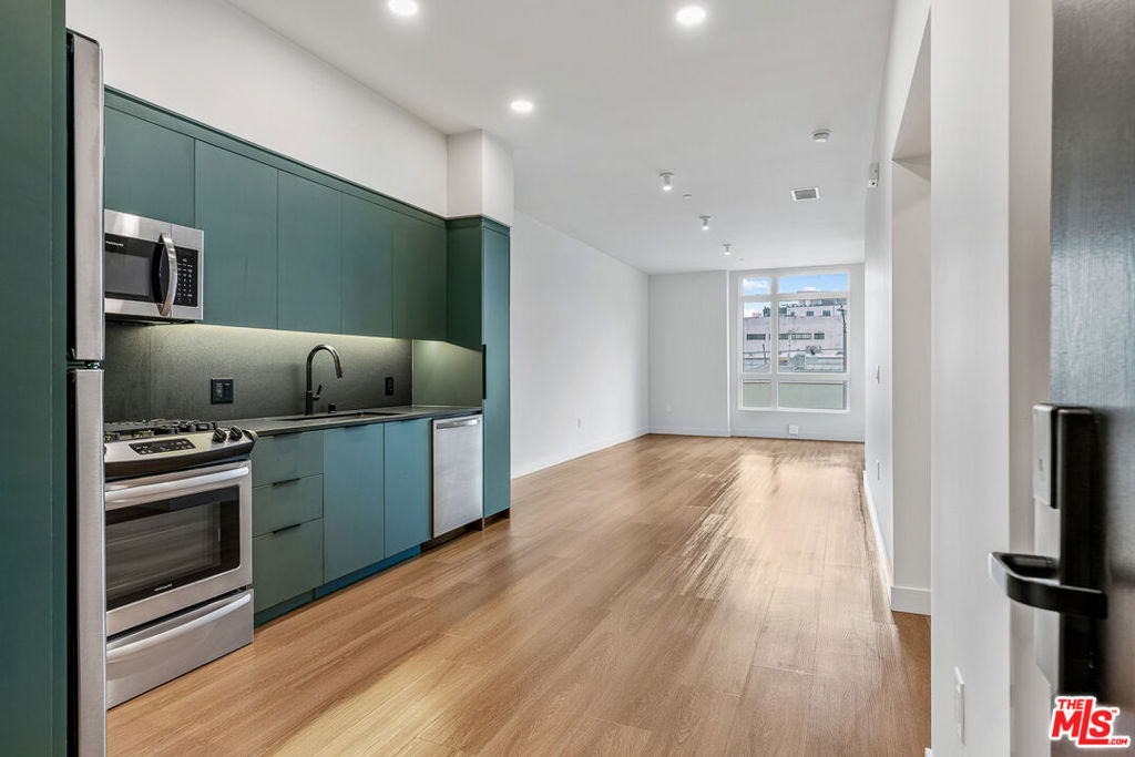 Welcome to Cobalt, located in the hear of Culver City! Adjacent to Sony Studios and just walking distance to the wonderful restaurants and shops that Downtown Culver City has to offer. This newly renovated 1x1 apartment is located on the 6th floor. This spacious layout has an open kitchen and living room concept, with large windows and access to a large balcony. Bedroom has built-in closet systems, ambient lighting and a ceiling fan. In-unit washer/dryer, custom window shades, stainless steel appliances and central AC/heat make for ease of living. Amenities include a resort-style pool, jacuzzi and BBQs located in a relaxing courtyard. A modern fitness center with indoor and outdoor workout space, a clubhouse lounge, and 2 rooftop decks. Parking is $150/month for a single space. Residents cover all utilities and internet. Contact us today!