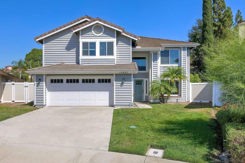 Located on a quiet cul-de-sac with stunning mountain views from upstairs, this bright and spacious home features 4 bedrooms plus a large bonus room/loft — perfect for a home office, gym, or playroom. The flexible floor plan offers multiple options for dining and living spaces. The kitchen includes bar seating, granite countertops, and stainless-steel appliances. The oversized primary bedroom has mountain views and a large walk-in closet. Enjoy central A/C and ceiling fans throughout. The private backyard is great for entertaining, with a built-in BBQ and plenty of space to relax. Part of the award-winning Poway Unified School District, Westwood has its own elementary school and preschool programs. Tenants will also have access to the nearby Westwood Club, which offers a wide range of amenities including a fitness center, large swimming pool with lifeguards and diving boards during the summer, a spa, and a separate toddler pool and playground. The club also features tennis and pickleball courts, indoor and outdoor basketball courts, walking paths, a miniature golf course, baseball and soccer fields, and expansive grassy areas with BBQs. Additional amenities include a gazebo and multi-purpose rooms available for events and parties. This home is also conveniently located near Rancho Bernardo Community Park and Lake Hodges with its beautiful hiking trails. It is also minutes away from a huge business center with companies such as Sony, HP, Apple, Northrup Grunman & General Atomics. Easy access to the 15 freeway and tons of shops and restaurants in and around Rancho Bernardo.
