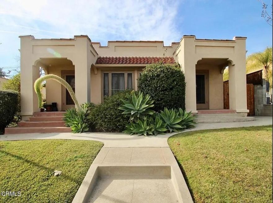 Step into this beautifully preserved 1922 Spanish-style duplex, ideally located just above Mountain Street on vibrant Lake Avenue. Each unit features 2 bedrooms and 1 bath, blending timeless charm with thoughtful updates, including hardwood floors, original built-ins, a formal dining room, and a cozy breakfast nook.The spacious layouts are filled with natural light, complemented by some updated electrical and in-unit laundry hookups. A generous shared backyard provides plenty of space to relax or entertain.With two single-car garages, this property offers the best of urban living with classic architectural character. Both units are currently tenant-occupied and professionally managed.