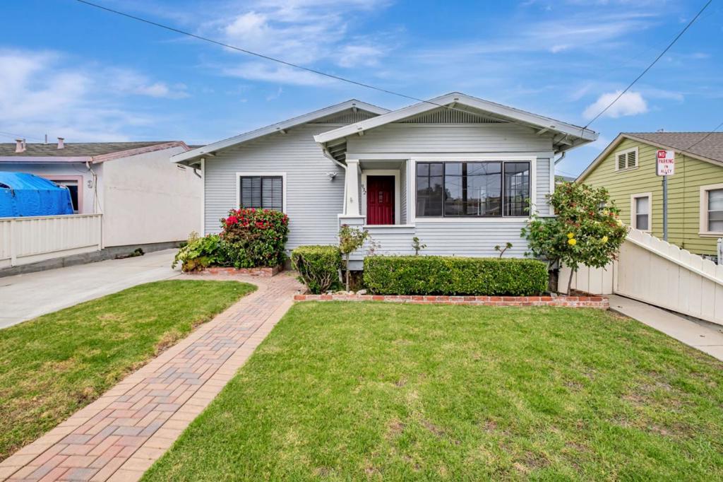Welcome to this charming 2-bedroom, 1-bathroom home located in the city of Watsonville! This residence offers 1,039 square feet of living space on a generous 4,225 square foot lot. The kitchen features an eat-in dining area, perfect for casual meals and gatherings. The home is equipped with a wall furnace for heating, bonus room with closet, storage room, 2 sheds, and big driveway for parking! Enjoy the cozy ambiance of the living space, that adds warmth and character to the home. The flooring throughout the home complements the welcoming atmosphere. Laundry facilities are conveniently included, ensuring practicality for daily life. This property is located within the Pajaro Valley Unified School District. While there is no garage space, there is ample space on the lot for potential parking solutions. This home is an excellent opportunity for those seeking a comfortable and inviting space in the heart of Watsonville.