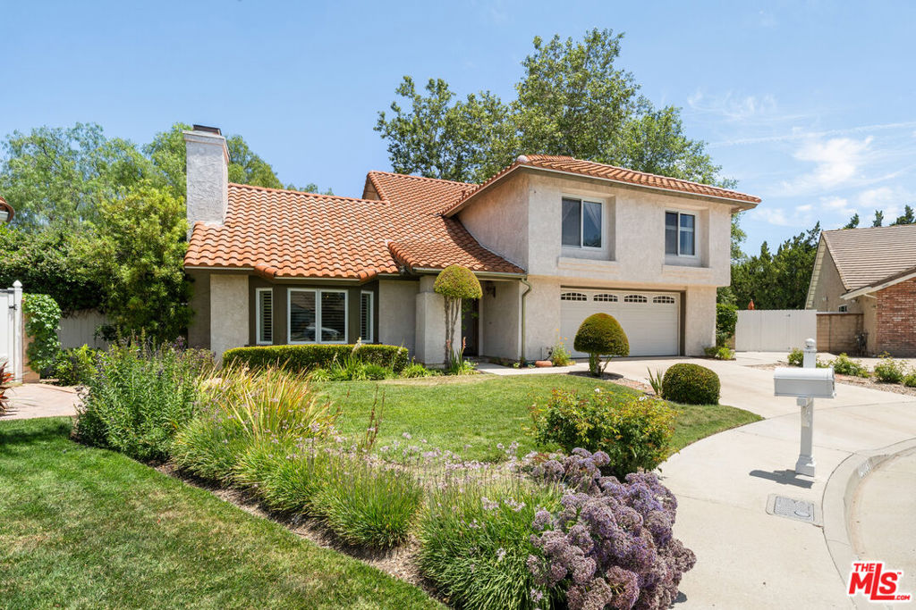 Welcome to this meticulously maintained and thoughtfully upgraded Morrison Ranch Estate, nestled at the end of a quiet cul-de-sac on an expansive, pie-shaped lot. The inviting front entry is bathed in natural light, featuring double wood-framed privacy glass doors and charming bay French windows with beautiful new shutters. Inside, the spacious living room boasts vaulted ceilings, a cozy central fireplace, and flows seamlessly into the formal dining area--ideal for entertaining. A tastefully remodeled guest half bath adds convenience and sophistication to the space. At the heart of the home lies a bright, remodeled kitchen with granite countertops, ample cabinetry, stainless steel appliances, a cozy breakfast nook, and French sliders that open to the private backyard oasis. Adjacent is the generous family room with a second fireplace, a built-in wet bar, and access to the laundry room and attached garage, which includes storage cabinets, shelving, an automatic roll-up door with window panes for added natural light, and an EV charger to round out all of your eco-friendly needs. Upstairs, a wood-floored switchback staircase leads to the primary suite, two additional bedrooms, a remodeled full bath, and a built-in loft office nook with granite desktop and cabinetry. The luxurious primary suite features vaulted ceilings, a large private sitting area--perfect for an office or nursery--a walk-in closet with built-in organizers, recessed lighting, and tranquil views of the backyard. The updated en-suite bathroom offers a soaking tub, an oversized shower with multiple shower heads, and modern finishes. Step outside to a true entertainer's dream backyard--complete with a grassy play area, a spacious patio perfect for outdoor dining, a sparkling pool and spa, and a versatile shed with windows and interior workspace. Enjoy easy access to lush community greenbelts, parks, top-rated schools, golf, tennis, hiking and biking trails, shopping, and restaurants.