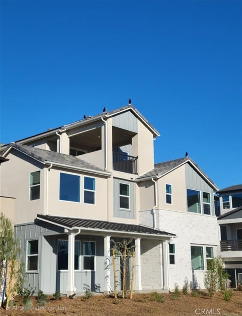 This exquisite and spacious 4-bedroom, 6-bathroom home, newly constructed in Irvine's prestigious Great Park, is move-in ready and boasts an exceptional floor plan with No Carpet throughout entire house. The first floor features upgraded flooring throughout, and includes a formal dining room along with an open-concept living area—perfect for entertaining. The modern kitchen is equipped with high-end stainless steel appliances, a large island, and abundant space for cooking and gathering. Natural light pours into every corner of the home, creating a bright and welcoming atmosphere. A main floor bedroom with its own en-suite bathroom adds convenience and flexibility. The second floor hosts the luxurious master suite, complete with a spacious walk-in closet, dual sinks, and a walk-in shower. Two additional bedrooms on the same floor each feature their own private bathroom suites. The third floor offers a versatile loft area with a balcony, ideal for use as an entertainment space, office, or extra bedroom. Additionally, the home includes an attached garage for your convenience. Just steps away from the Rise Park pool area, you'll enjoy access to a heated Olympic-size lap pool and a variety of other exceptional amenities. Don’t miss the opportunity to explore this stunning home today!