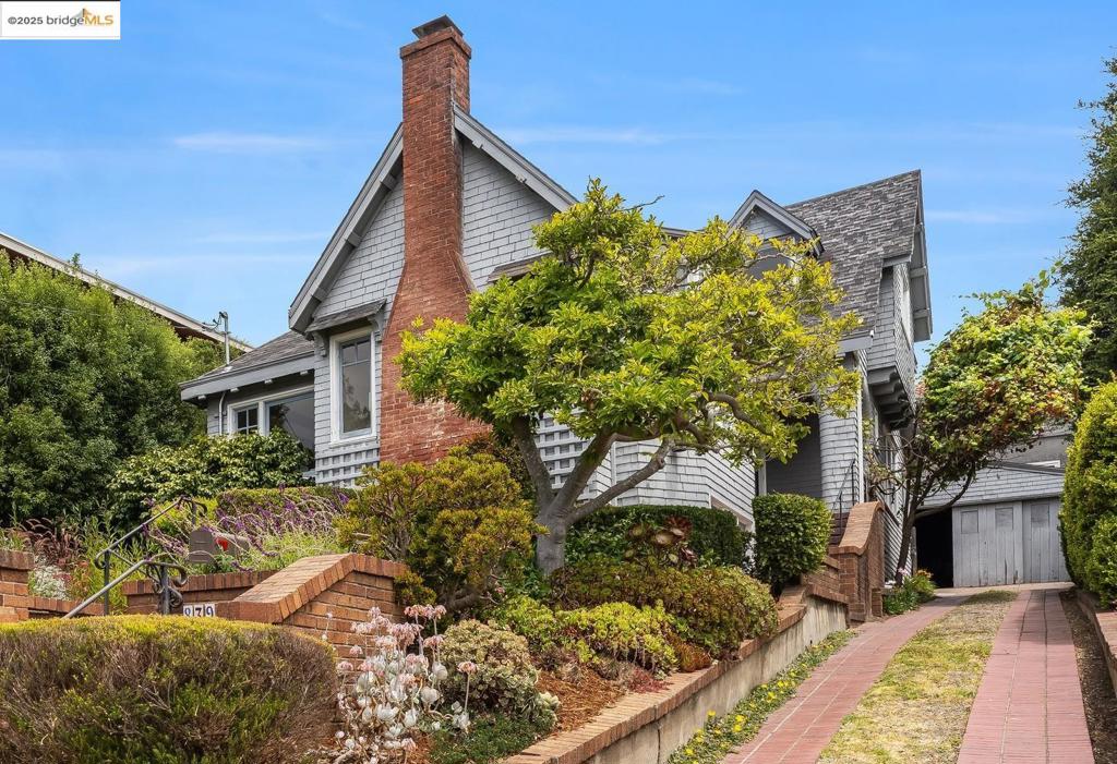 Enjoy a magical sunset at Indian Rock Park, then meander down to Solano Ave, one of Berkeley’s most charming neighborhood shopping streets, for dinner, a coffee, or to peruse a local bookshop. All this in a matter of minutes, and without a car! 839 Mendocino offers all the conveniences of town life with the peacefulness of the hills. Designed by the renowned Berkeley architect Walter Ratcliff, this home radiates the warmth and charm of a Berkeley Craftsman. It features gorgeous woodwork and generous, light-filled living spaces with views of the Bay. The rear patio garden off the large kitchen offers great indoor/outdoor flow for entertaining. The detached garage is full of possibilities*. Upstairs, there are two sunny bedrooms. The primary has an adjoining room, perfect for an office or study. The large third bedroom downstairs offers great flexibility for many uses**. With tons of attic space as well as a large basement rec room, this house has infinite potential*. Bring your vision to 839 Mendocino Avenue and make it your own! *Buyer to investigate.