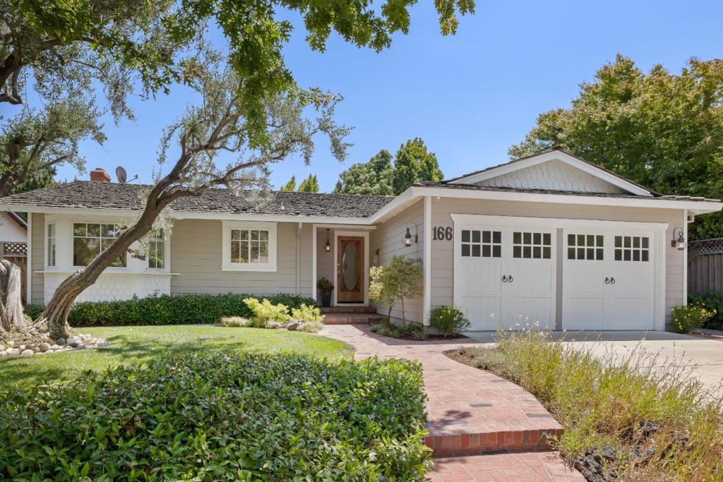This lovingly remodeled house is the epitome of style and grace. The fabulous kitchen, with granite counters, beautiful backsplashes, and custom cabinetry, flows into the family room via the open dining area. The family room sliding door provides access to the large and enchanting backyard featuring an English country style garden with a verdant lawn, rose arbor, and a pergola with double bench swings. The separate spacious living room features a wide picture window that faces the landscaped backyard. With 4 big bedrooms there is room for everyone! The primary bedroom has a sliding glass door to the backyard, too. The beautifully remodeled hall bath is exceptionally practical with a double vanity. Refinished hardwood floors, an inside laundry room, recently updated exterior siding, double pane windows, modern interior doors, and an attached 2 car garage with an upgraded garage door complete this move-in ready home. The location is terrific. You'll be close to top employers, major commute routes and downtown shopping and dining districts in Sunnyvale, Mountain View and Los Altos are close by. Nearby schools include The King's Academy, Stratford, Challenger, Vargas ES, Sunnyvale MS, and Homestead HS.